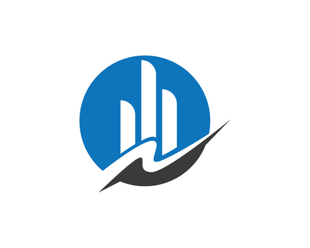 Logotipo y símbolo del negocio financiero
 - Vector, Imagen