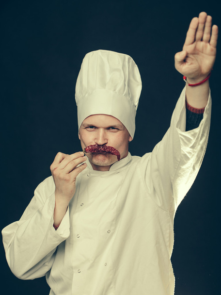 Chef with chili pepper - Photo, image