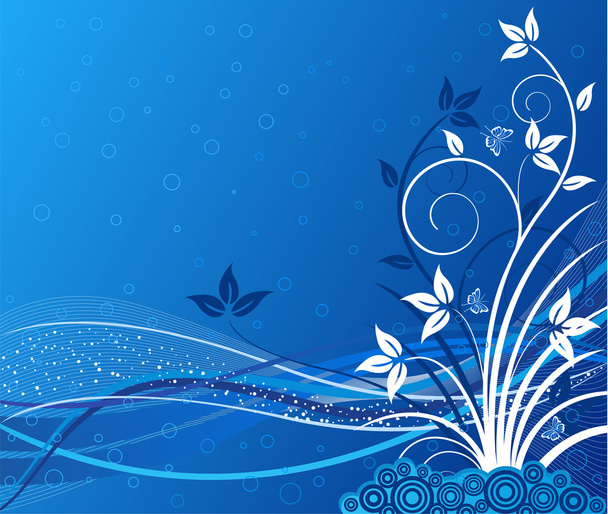 Floral background design - Vector, imagen