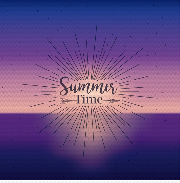 Diseño horario de verano
 - Vector, imagen