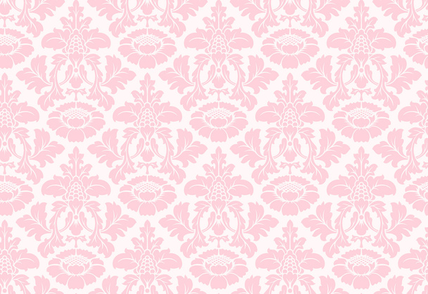 Vector seamless floral damask pattern - Διάνυσμα, εικόνα