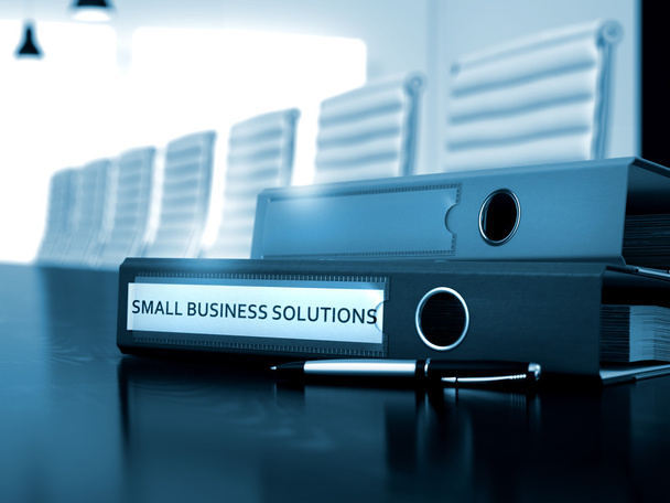 Soluzioni per piccole imprese su Binder. Immagine sfocata
. - Foto, immagini