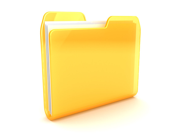3d folder icon - Foto, afbeelding