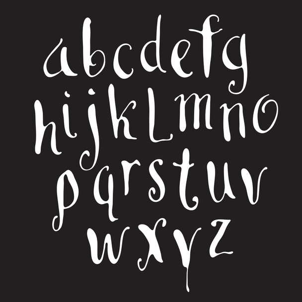 Calligraphy alphabet - Вектор, зображення