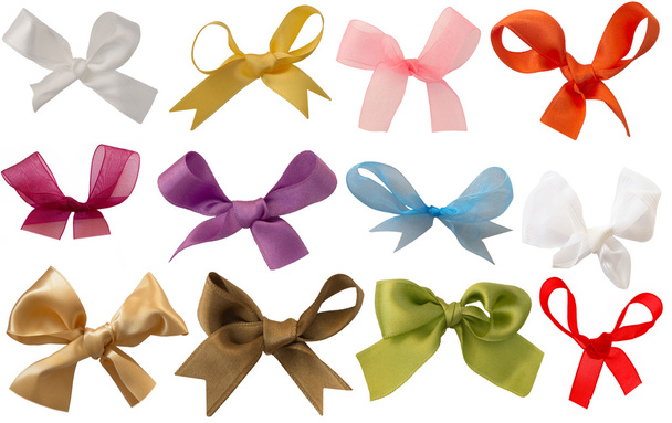 Collection of colorful bows - Photo, Image