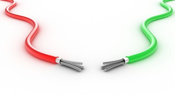 Two wires - Фото, изображение