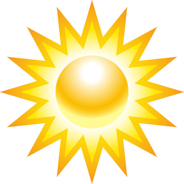 太陽の図 - ベクター画像