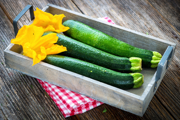 Fresh organic zucchini - Fotografie, Obrázek