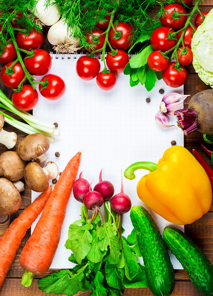 Fundo bonito alimentação orgânica saudável
 - Foto, Imagem