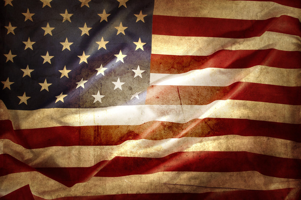 grunge amerikai zászló - Fotó, kép