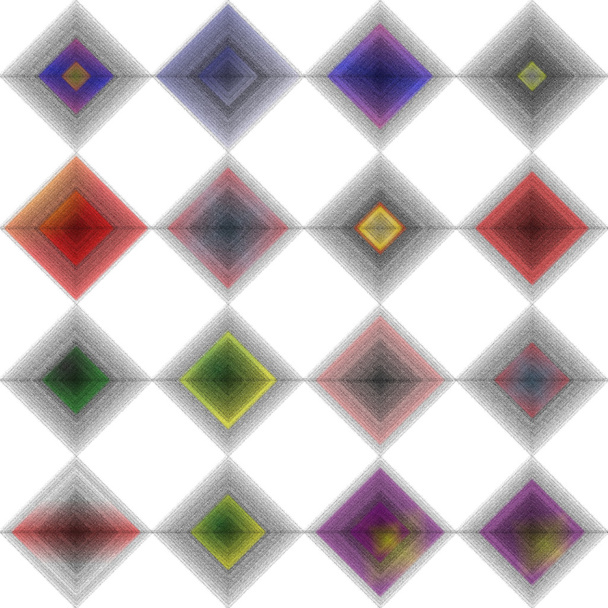 Glass diamond patterns - Photo, Image
