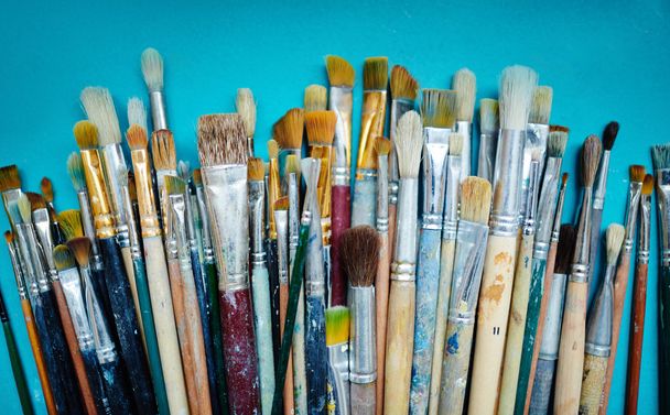 bunch of Paint brushes - Photo, Image