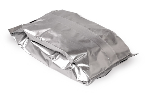 bag from a foil with food - Photo, Image