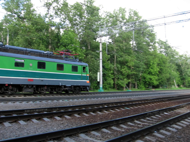 rijdende locomotief - Foto, afbeelding