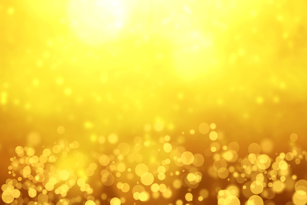 Θολή φόντο Χρυσή Bokeh με λάμψεις και glitter. Χρυσή - Φωτογραφία, εικόνα