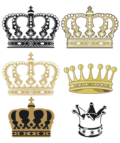 Crowns - Wektor, obraz