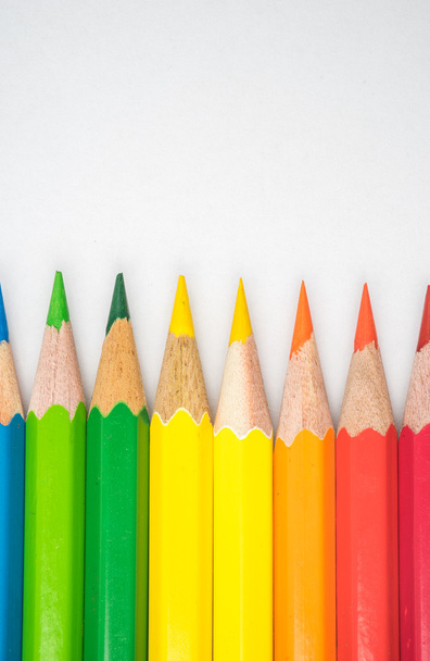 bright coloured colouring pencils - Photo, Image