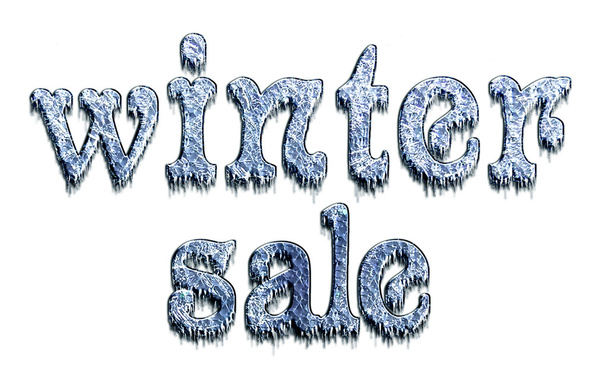 Winter sale - Zdjęcie, obraz
