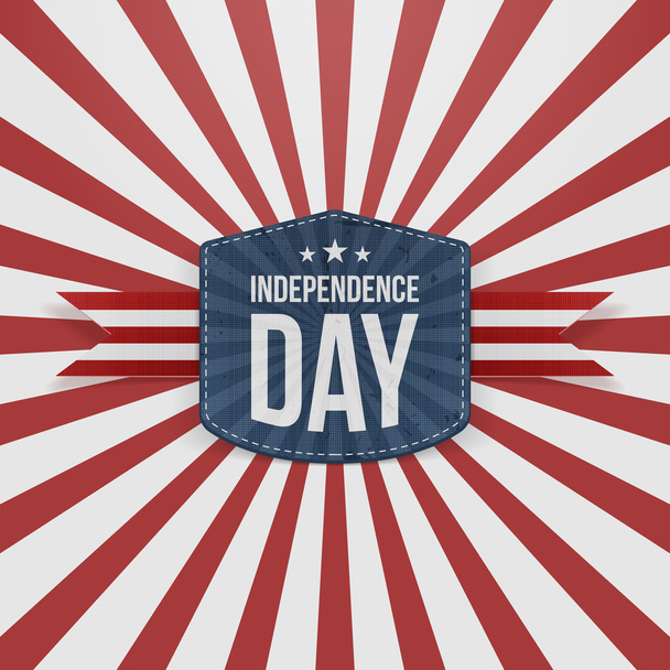 Independence Day striped Background - Vector, Image