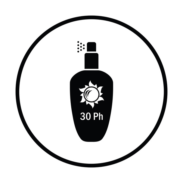 Ícone de spray de proteção solar
 - Vetor, Imagem