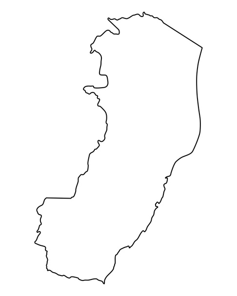 Карта Еспіріту-Санту - Вектор, зображення