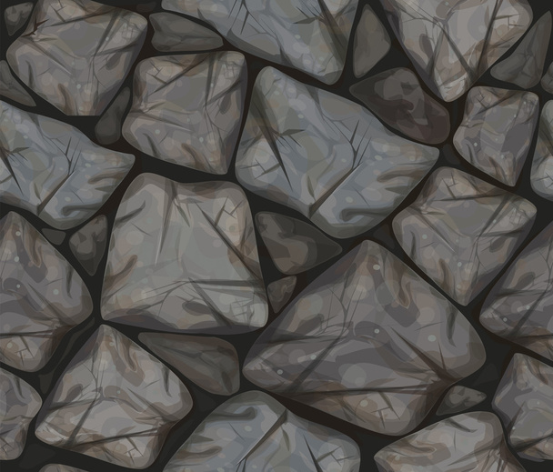 seamless texture of stonewall. - Vector, Image