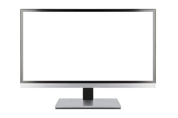 Moderno televisor de pantalla plana en blanco
 - Foto, Imagen