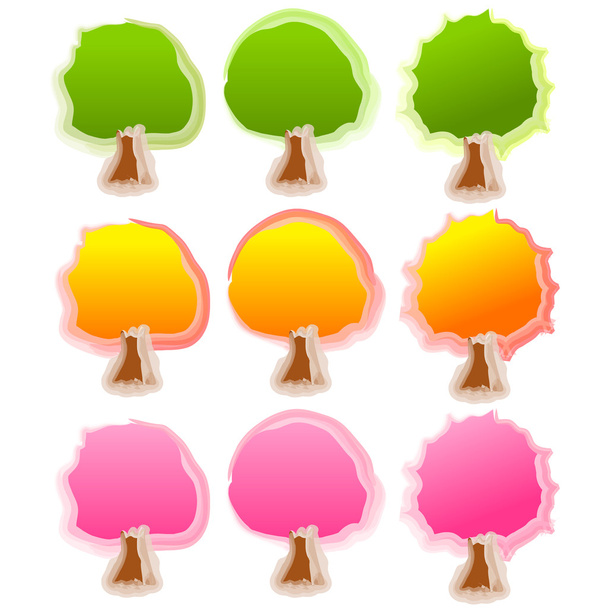 Cherry tree - Vector, Image