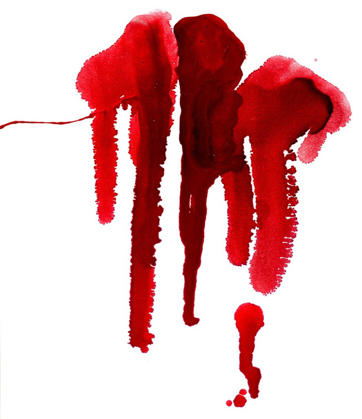 kırmızı boya damlar - Fotoğraf, Görsel