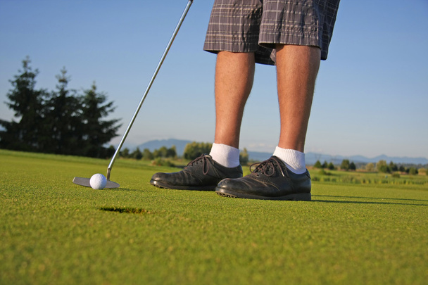 Golfer putting - Fotó, kép