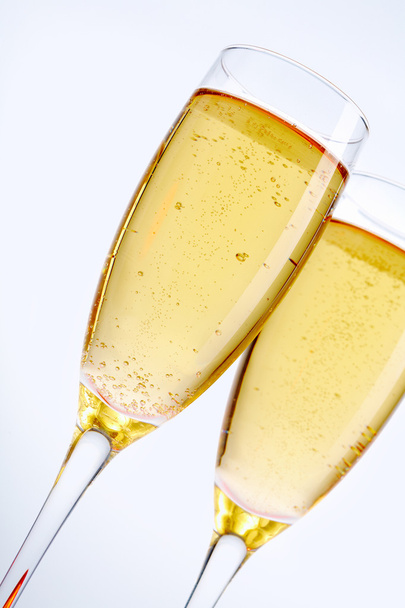 Glasses with champagne - Foto, afbeelding