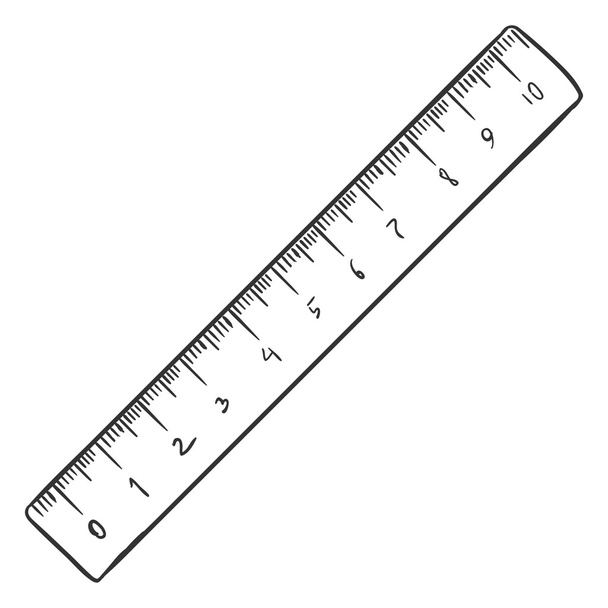 Ruler Scale Drawing 3d Rendering Stock Illustration 1369814081
