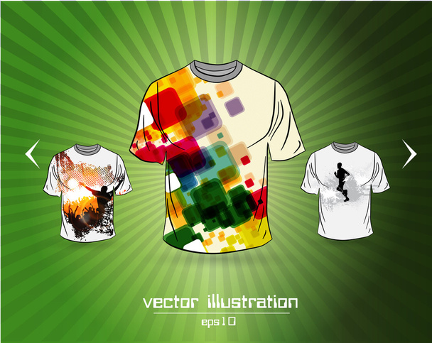 Vecteur. Conception de T-shirt
 - Vecteur, image