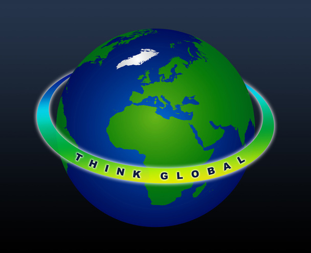 Planeta Tierra - PENSAR GLOBAL
 - Foto, imagen