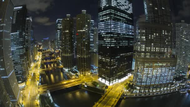  De skyline van de stad van Chicago - Video