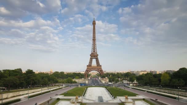 Eiffelova věž v přirozeném světle, Paříž - Záběry, video