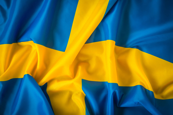 Image of Flags of  Sweden . - Fotoğraf, Görsel