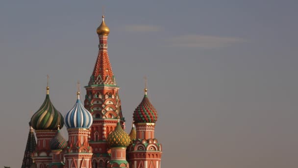 Basilikumkathedrale von Moskau - Filmmaterial, Video