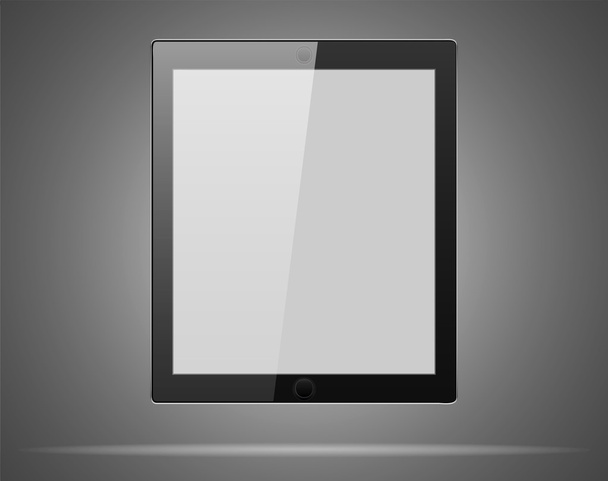 Black Business Tablet computer. - Vector, Imagen