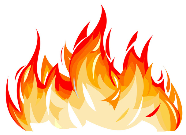 Flammes - Vecteur, image
