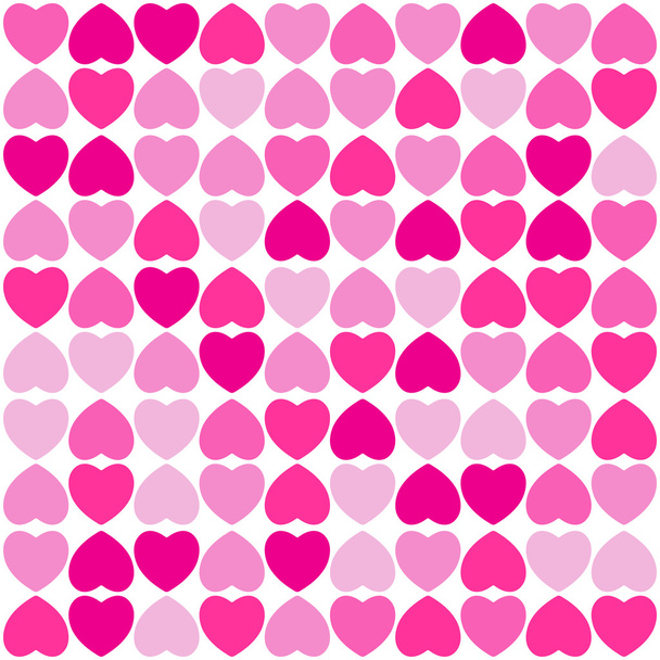 pink hearts background - Vetor, Imagem