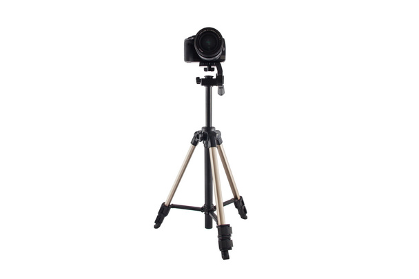Tripod for video and photo shoot with a camera - Foto, Bild
