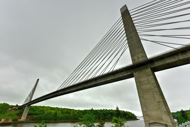 Penobscot verengt Brücke - Maine - Foto, Bild