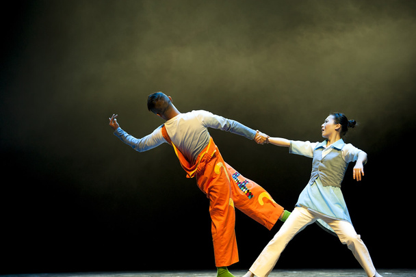 chinese modern dancers - Photo, Image