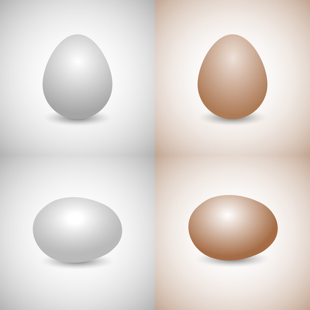 Icons egg, vector illustration. - Vector, Image