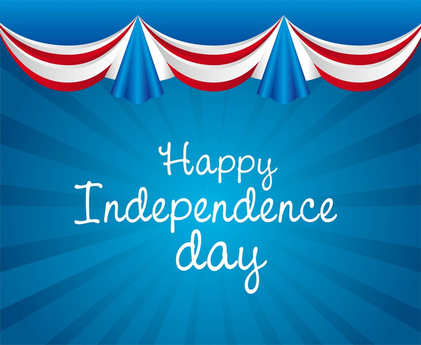feliz día de independencia - Vector, Imagen