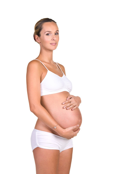 Portret zwangere vrouw - Foto, afbeelding