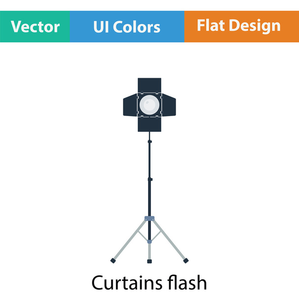 Icono de luz de cortina
 - Vector, Imagen