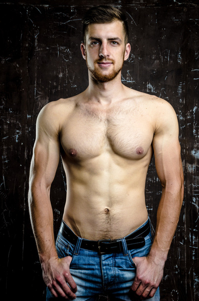 man with muscular body  - Fotoğraf, Görsel