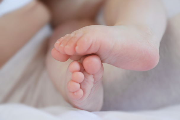 Baby's feet, close up - Foto, Imagem